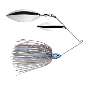 Image of Strike King Tour Grade Double Willow Spinnerbait | Blue Glimmer; 1/2 oz.