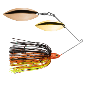 Image of Strike King Tour Grade Double Willow Spinnerbait | Green Tomato; 1/2 oz.