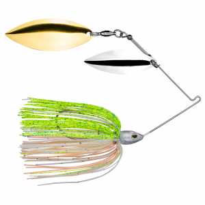 Image of Strike King Tour Grade Double Willow Spinnerbait | Sun Perch; 1/2 oz.