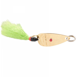 Image of Hofmann's Lures Frizz's Spoon | Gold Chartreuse; 3/32 oz.