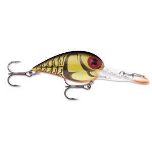 Image of Storm Original Deep Wiggle Wart Crankbait | Naturistic Green Crayfish