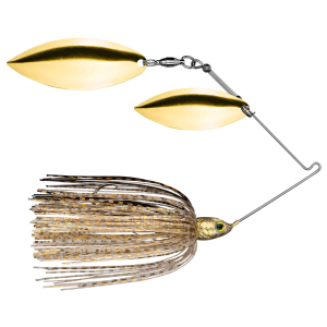 Image of Strike King Tour Grade Compact Double Willow Spinnerbait | Gold Shiner; 1/2 oz.