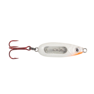 Image of Northland Glass Buck-Shot Spoon | Glo White; 1/4 oz.