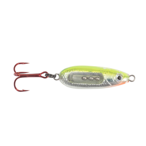 Image of Northland Glass Buck-Shot Spoon | Silver Fluorescent Chartreuse; 1/4 oz.