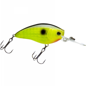 Image of Yo-Zuri 3DR-X Crank MR | Black Back Chartreuse; 2 in.