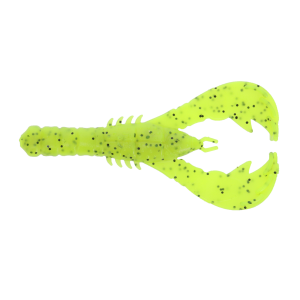 Image of Yamamoto Yama Craw Soft Bait | Chartreuse w/ Black Flake; 4 in.