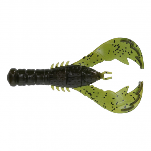 Image of Yamamoto Yama Craw Soft Bait | Green Pumpkin Black Flake Watermelon Black Flake Laminate; 4 in.