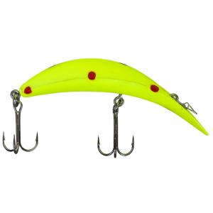 Image of Worden's Flatfish - M2/T50/T55/T60 | Chartreuse; 4 1/4 in.