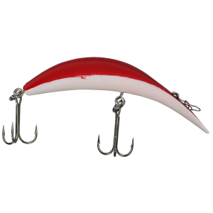 Image of Worden's Flatfish - M2/T50/T55/T60 | White Belly Red Top; 4 1/4 in.