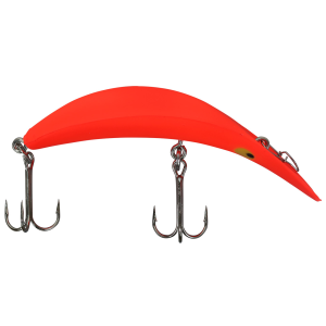 Image of Worden's Flatfish - M2/T50/T55/T60 | Fluorescent Red; 4 1/4 in.