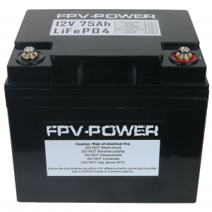 FPV-POWER - 12 Volt LiFePO4 Lithium Batteries