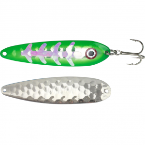 Image of Moonshine Lures New Moon Series Trolling Spoon | Green Slice; 5 in.