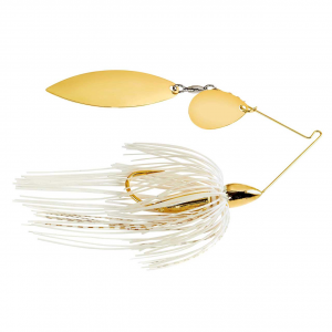 War Eagle Colorado/Willow Spinnerbait | White Gold; 1/2 oz.
