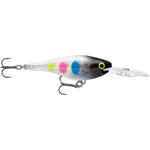 Image of Rapala Glass Shad Rap | Glass Black Wonderbread; 1 1/2 in.