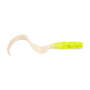 Image of Berkley Gulp! Freshwater Grub | Chartreuse Pepper Neon