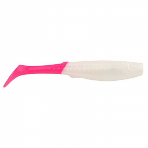 Image of Berkley Gulp! Paddleshad | Pearl White Pink; 3 in.