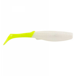 Image of Berkley Gulp! Paddleshad | Pearl White Chartreuse; 4 in.