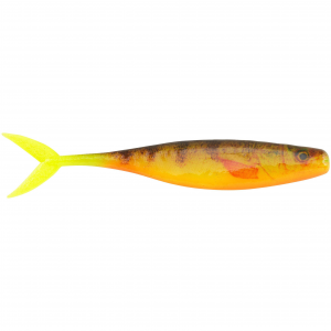 Image of Berkley PowerBait The Champ Minnow Soft Bait | HD Fire Perch; 3.4 in.