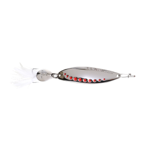 Image of Clam Super Leech Flutter Spoon | Silver; 1/2 oz.
