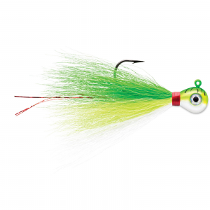 Image of VMC Bucktail Jigs | Green Fire UV; 1 oz.