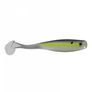 Image of Big Bite Baits Suicide Shad | Chartreuse Gizzard; 3.5 in.