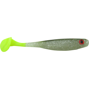 Image of Big Bite Baits Suicide Shad | Chicken on a Chain on Glow; 5 in.