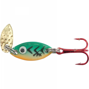 Image of PK Lures Predator Tungsten Spoon | Fire Tiger Glow; 1/16 oz.