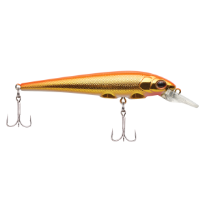Image of Berkley Hit Stick Hard Bait | Fluorescent Orange Gold; 2 in.