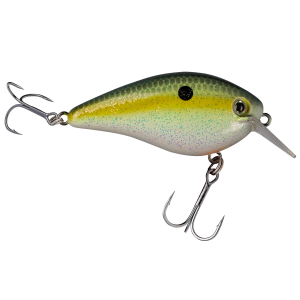 Image of Strike King Hard Knock KVD Square Bill Crankbait | Chartreuse Sexy Shad; 3 in.