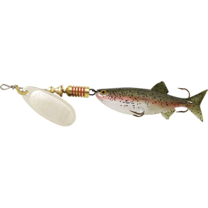 Image of Mepps Comet Mino | Rainbow Trout; Silver; 3