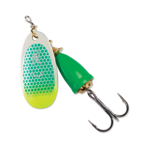 Image of Blue Fox Classic Vibrax Spinner | Green Scale Chartreuse Tip UV; 6