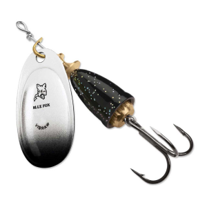 Image of Blue Fox Classic Vibrax Spinner | Black Chartreuse Candyback; 6