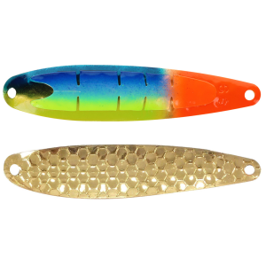 Image of Dreamweaver Super Slim Spoon | Captain Gary's Michigan Dolphin-Gold Back; 3 5/8 in.