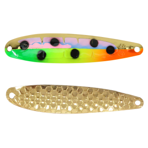 Image of Dreamweaver Super Slim Spoon | UV Rasta Goose Gold; 3 5/8 in.