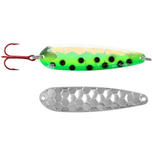 Image of Dreamweaver DW Spoon | Green Leopard Double UV; 3 3/4 in.