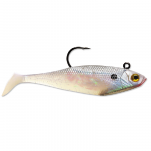 Image of Storm WildEye Swim Shad | Pearl; 5 in.