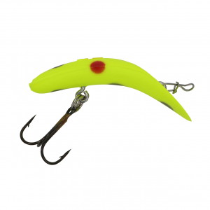 Image of Worden's Original Flatfish - F3/F4/F5/F6/F7 | Chartreuse; 1 1/4 in.