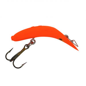 Image of Worden's Original Flatfish - F3/F4/F5/F6/F7 | Orange Fluorescent; 1 1/4 in.