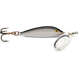 Image of Blue Fox Vibrax Minnow Spin | Silver; 3/16 oz.