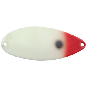 Image of ACME Tackle Little Cleo Spoon | Super Glow Bloody Nose ; 2/5 oz.
