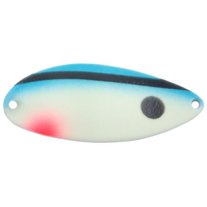 Image of ACME Tackle Little Cleo Spoon | Super Glow Blue Digger; 2/5 oz.