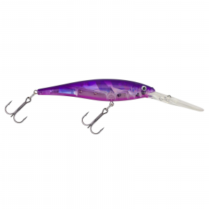 Image of Berkley Flicker Minnow | Flashy Purple Candy; 3 1/2 in.
