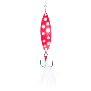 Image of Clam Leech Flutter Spoon | Glow Pink Wonderbread; 1/4 oz.