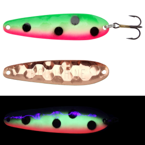 Image of Moonshine Lures Walleye Spoon | Atomic Melon; 3 in.