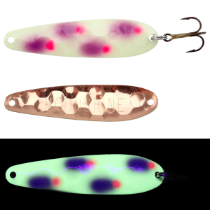 Image of Moonshine Lures Walleye Spoon | Purplez-it; 3 in.