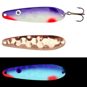 Image of Moonshine Lures Walleye Spoon | Red Grape; 3 in.