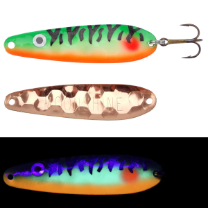 Image of Moonshine Lures Walleye Spoon | Wild Perch; 3 in.