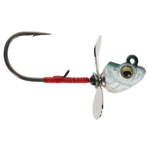 Image of Megabass Okashira Jig Screwhead | Real Minnow; 1/8 oz.