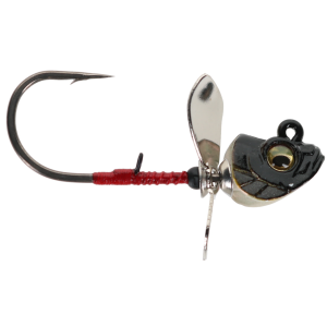 Image of Megabass Okashira Jig Screwhead | Shadow Spawn; 1/16 oz.
