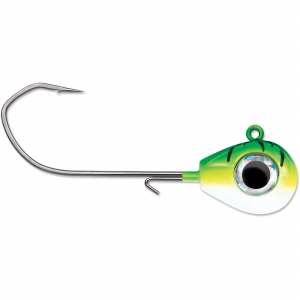 Image of VMC Sleek Jig Heads | Green Fire UV; 3/8 oz.